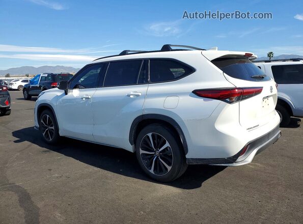 5TDJZRAH0MS065100 2021 TOYOTA HIGHLANDER White Հետևի ձախ
