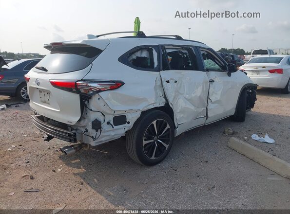5TDJZRAH4MS077993 2021 TOYOTA HIGHLANDER White Tył prawy