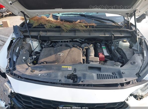 5TDJZRAH4MS077993 2021 TOYOTA HIGHLANDER White Widok z tyłu