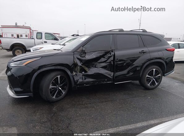 5TDJZRAHXMS057649 2021 TOYOTA HIGHLANDER Черный 