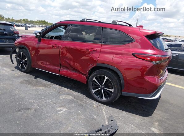 5TDJZRBH0MS129571 2021 TOYOTA HIGHLANDER Red 