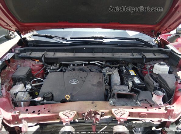 5TDJZRBH0MS129571 2021 TOYOTA HIGHLANDER Red 