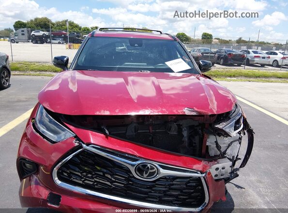 5TDJZRBH0MS129571 2021 TOYOTA HIGHLANDER Red 