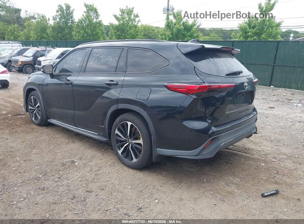 5TDJZRBH4MS111882 2021 TOYOTA HIGHLANDER Черный Задняя левая четверть