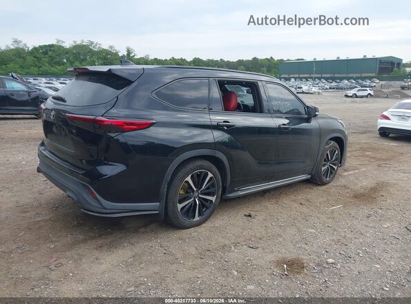 5TDJZRBH4MS111882 2021 TOYOTA HIGHLANDER Черный Задняя правая четверть