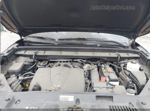 5TDJZRBH4MS111882 2021 TOYOTA HIGHLANDER Черный Вид сзади