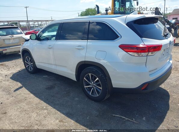 5TDJZRFH0HS368800 2017 TOYOTA HIGHLANDER White Задня ліва чверть