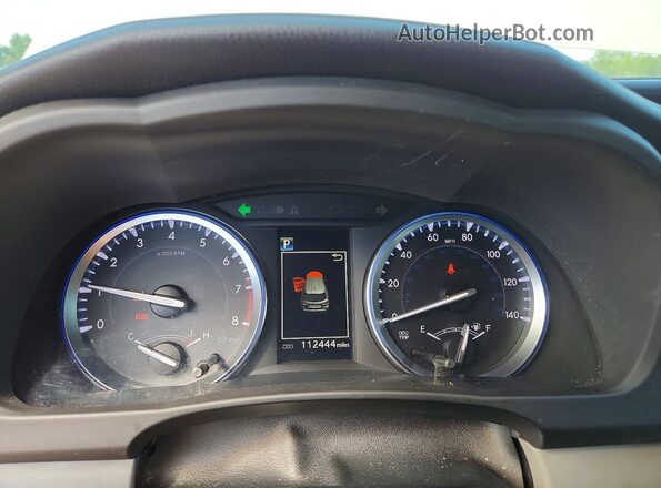 5TDJZRFH0HS382731 2017 TOYOTA HIGHLANDER White Вид щитка приладів