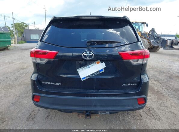 5TDJZRFH0HS475099 2017 TOYOTA HIGHLANDER Black 
