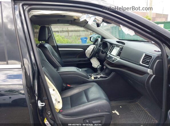 5TDJZRFH0HS475099 2017 TOYOTA HIGHLANDER Black Սալոնի դիմացի տեսք