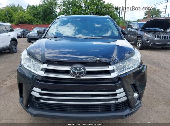 5TDJZRFH0HS475099 2017 TOYOTA HIGHLANDER Black Սարքավորումների վահանակի տեսք