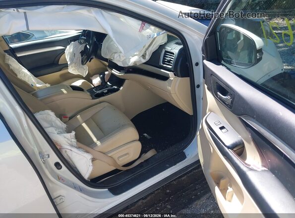 5TDJZRFH0JS807791 2018 TOYOTA HIGHLANDER White Սալոնի դիմացի տեսք
