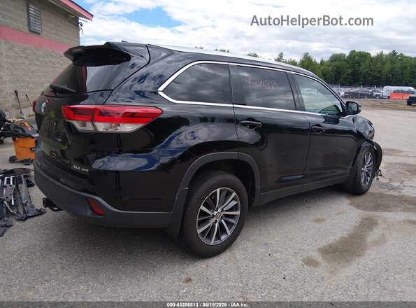 5TDJZRFH0KS588574 2019 TOYOTA HIGHLANDER Черный Задняя правая четверть