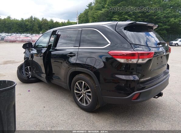 5TDJZRFH0KS588574 2019 TOYOTA HIGHLANDER Черный Задняя левая четверть