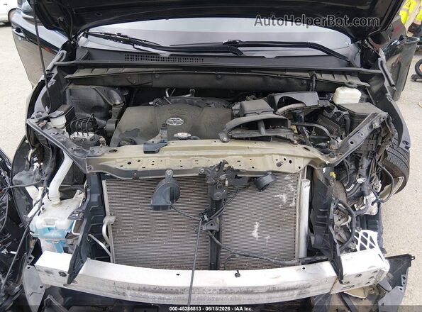 5TDJZRFH0KS588574 2019 TOYOTA HIGHLANDER Черный Вид сзади