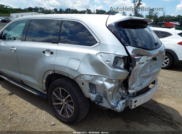 5TDJZRFH0KS600772 2019 TOYOTA HIGHLANDER Silver Вид спереду