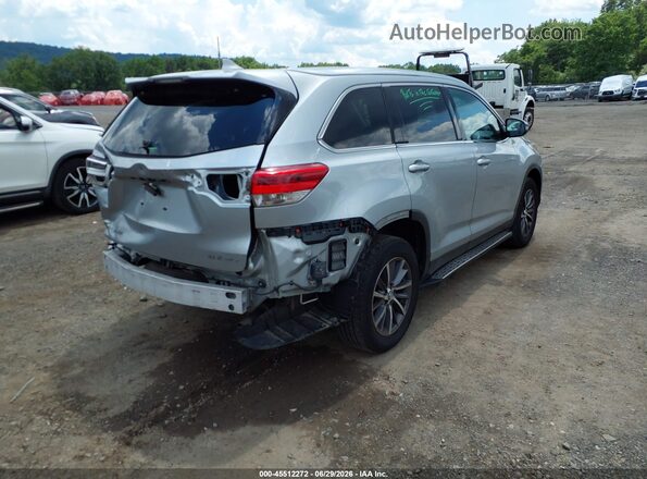 5TDJZRFH0KS600772 2019 TOYOTA HIGHLANDER Silver Задня права чверть