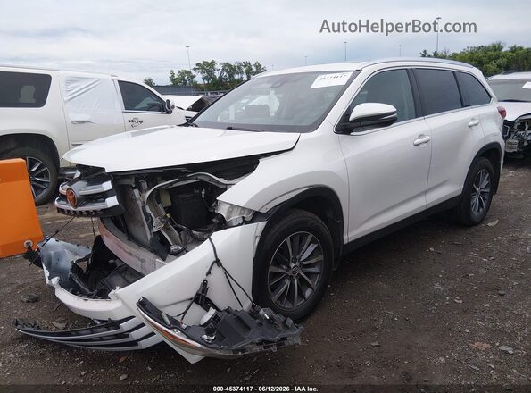 5TDJZRFH0KS619404 2019 TOYOTA HIGHLANDER White Przód lewy