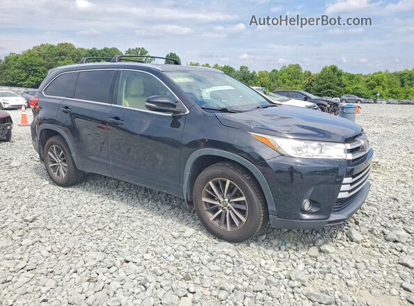 5TDJZRFH1HS403845 2017 TOYOTA HIGHLANDER Black წინა მარჯვენა