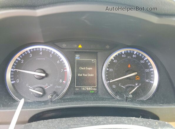 5TDJZRFH1HS403845 2017 TOYOTA HIGHLANDER Black ხელსაწყოთა პანელის ხედი