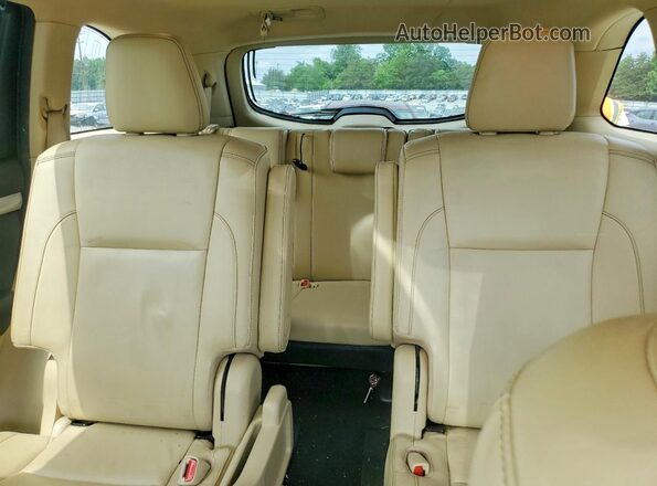 5TDJZRFH1HS403845 2017 TOYOTA HIGHLANDER Black უკანა სავარძლების ხედი