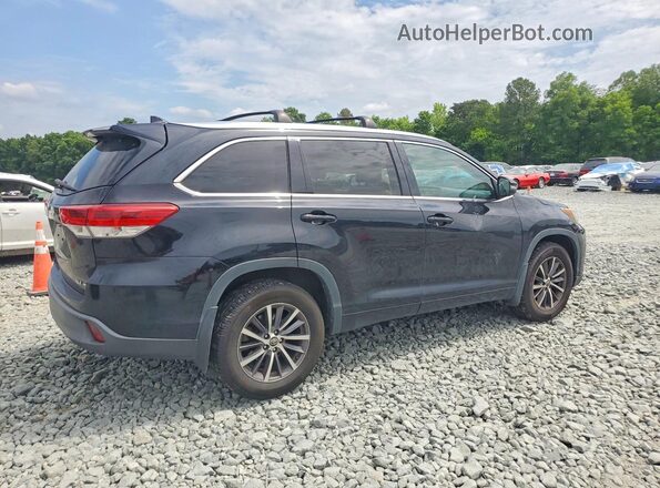 5TDJZRFH1HS403845 2017 TOYOTA HIGHLANDER Black უკანა მარჯვენა