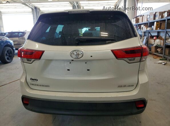 5TDJZRFH1HS519305 2017 TOYOTA HIGHLANDER White Вид ззаду