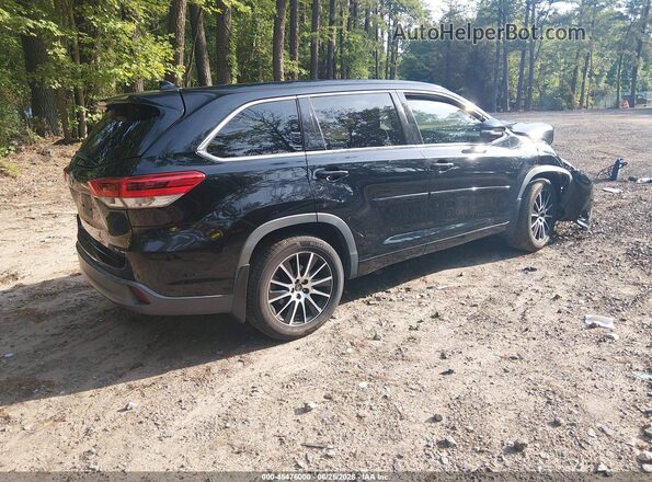 5TDJZRFH1JS550396 2018 TOYOTA HIGHLANDER Black Rear right