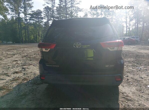 5TDJZRFH1JS550396 2018 TOYOTA HIGHLANDER Black 