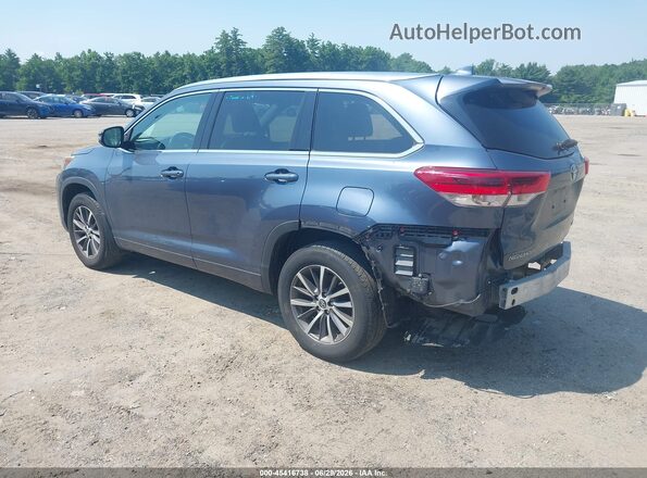 5TDJZRFH1JS817942 2018 TOYOTA HIGHLANDER Gray Задня ліва чверть