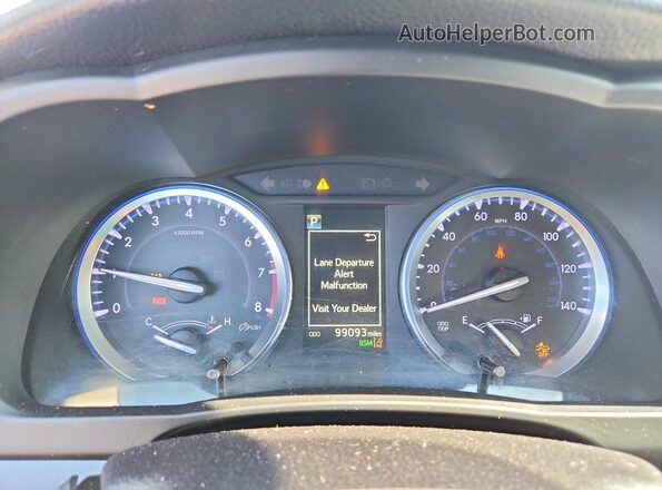 5TDJZRFH1JS899171 2018 TOYOTA HIGHLANDER Gray Instrument cluster view