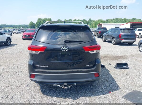5TDJZRFH1KS564929 2019 TOYOTA HIGHLANDER Black 