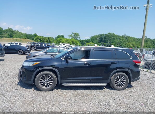 5TDJZRFH1KS564929 2019 TOYOTA HIGHLANDER Black სალონის 360-გრადუსიანი ხედი