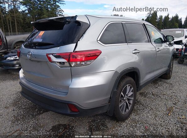 5TDJZRFH1KS982021 2019 TOYOTA HIGHLANDER Silver უკანა მარჯვენა