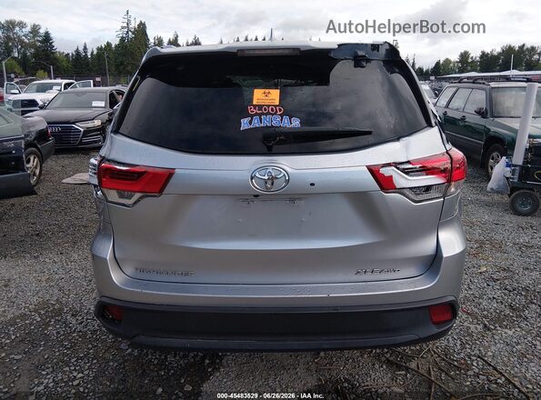 5TDJZRFH1KS982021 2019 TOYOTA HIGHLANDER Silver 