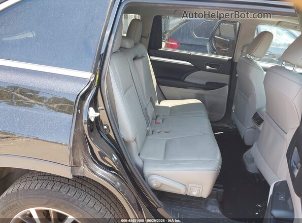 5TDJZRFH2HS361346 2017 TOYOTA HIGHLANDER Black Vista de la etiqueta del VIN