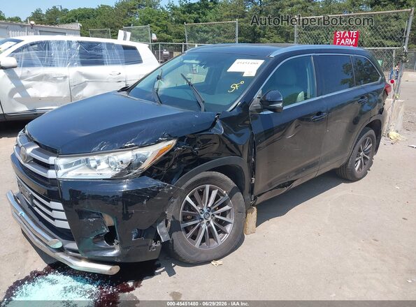 5TDJZRFH2HS361346 2017 TOYOTA HIGHLANDER Black Vista tres cuartos delantera izquierda