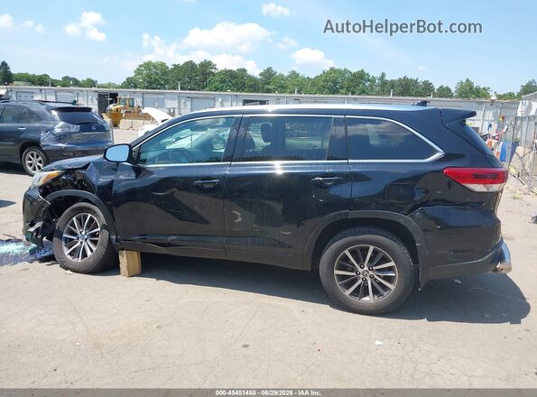 5TDJZRFH2HS361346 2017 TOYOTA HIGHLANDER Black Vista interior de 360 grados