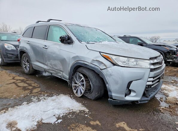 5TDJZRFH2HS367146 2017 TOYOTA HIGHLANDER Silver Delantero derecho