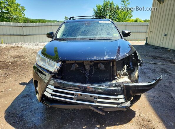 5TDJZRFH2HS417589 2017 TOYOTA HIGHLANDER Black Vista frontal