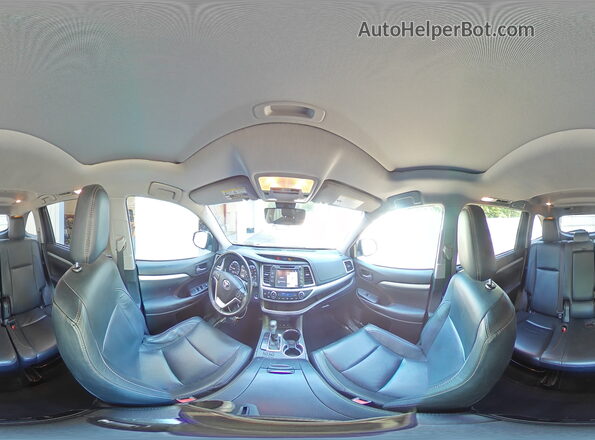 5TDJZRFH2HS417589 2017 TOYOTA HIGHLANDER Black Vista interior de 360 grados