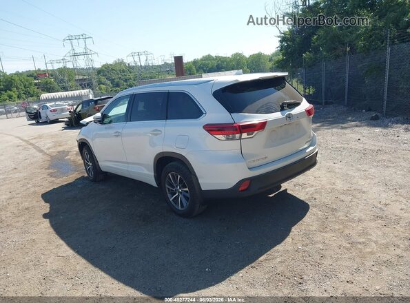 5TDJZRFH2HS431489 2017 TOYOTA HIGHLANDER White უკანა მარცხენა