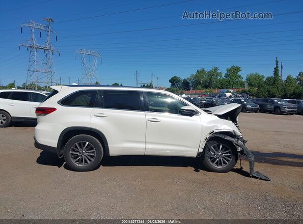 5TDJZRFH2HS431489 2017 TOYOTA HIGHLANDER White ხელსაწყოთა პანელის ხედი