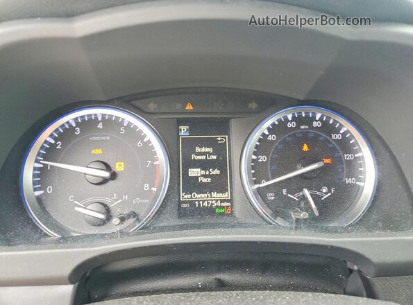 5TDJZRFH2HS456991 2017 TOYOTA HIGHLANDER Silver Vista del cuadro de instrumentos