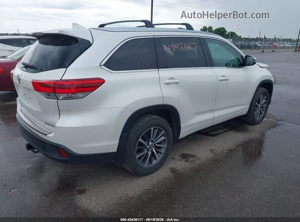 5TDJZRFH2HS515716 2017 TOYOTA HIGHLANDER Белый Задняя правая четверть