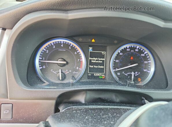 5TDJZRFH2JS536278 2018 TOYOTA HIGHLANDER Gray Вид щитка приладів
