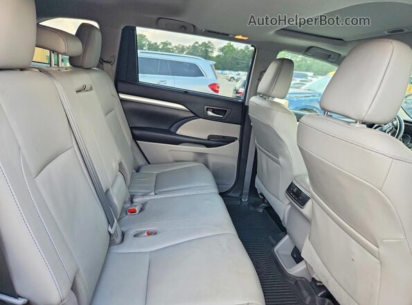 5TDJZRFH2JS536278 2018 TOYOTA HIGHLANDER Gray Вид задньої частини салону