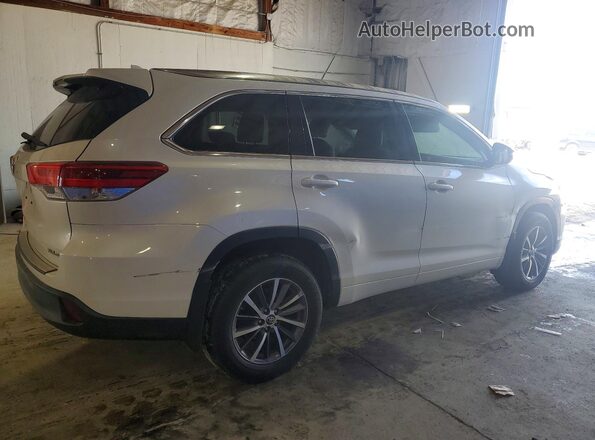 5TDJZRFH2JS541951 2018 TOYOTA HIGHLANDER White 