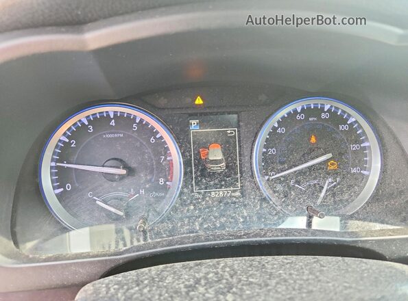 5TDJZRFH2JS543117 2018 TOYOTA HIGHLANDER White Widok zestawu wskaźników