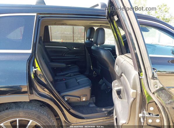 5TDJZRFH2JS553825 2018 TOYOTA HIGHLANDER Black Widok naklejki z numerem VIN